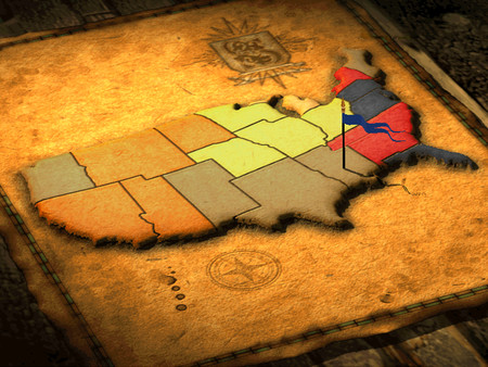 Stronghold HD - USA Campaign Map Skin
