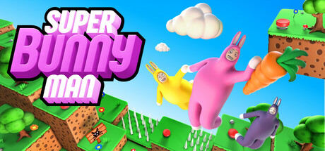 Steam header art for Super Bunny Man