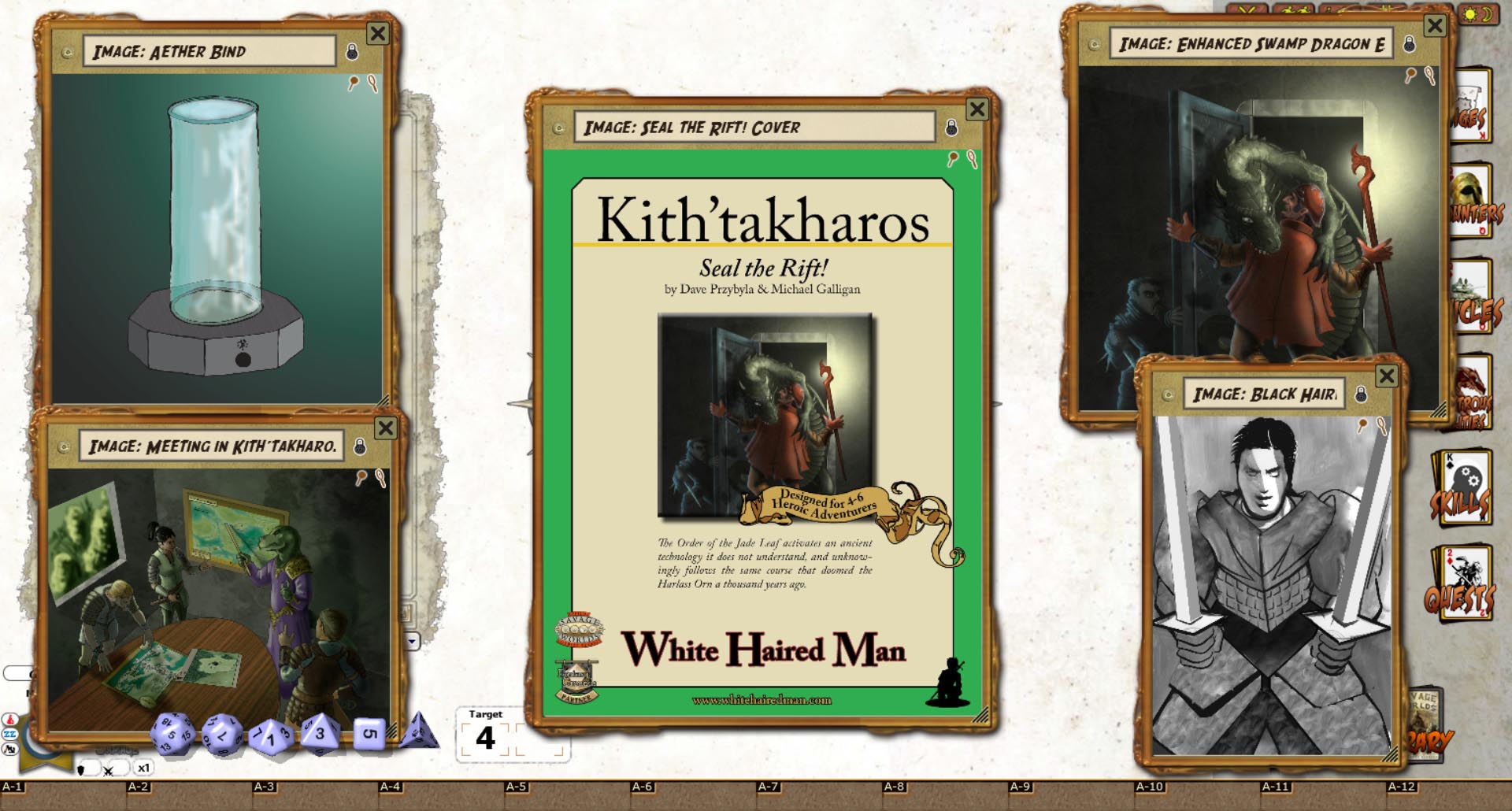 Fantasy Grounds - Kith'takharos: Seal the Rift! (Savage Worlds) screenshot 1