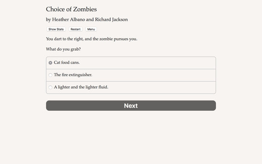 Screenshot z Choice of Zombies