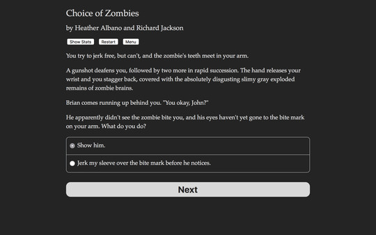 Screenshot z Choice of Zombies