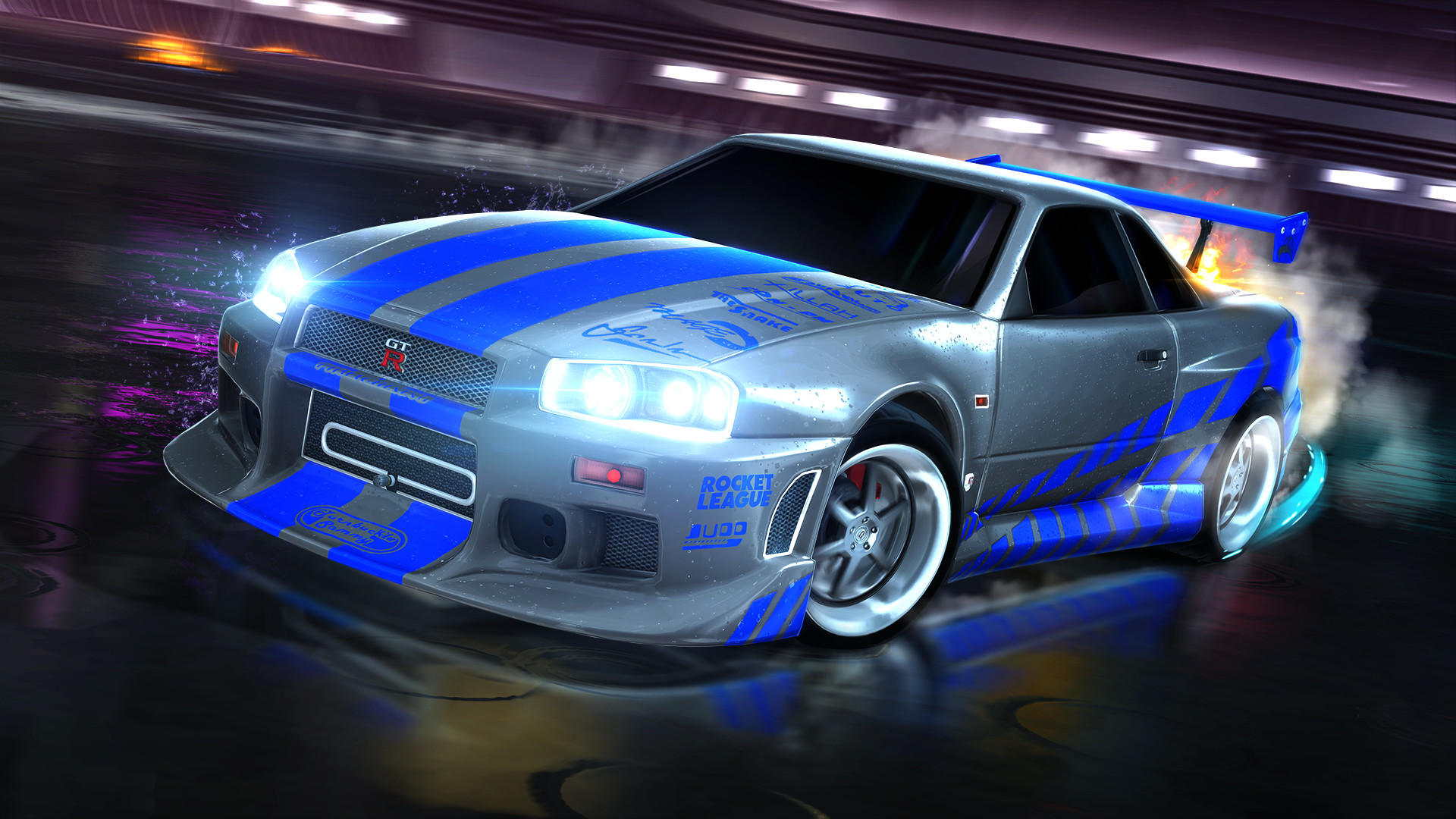 Rocket League® – Fast & Furious™ '99 Nissan Skyline GT-R R34 Featured Screenshot #1