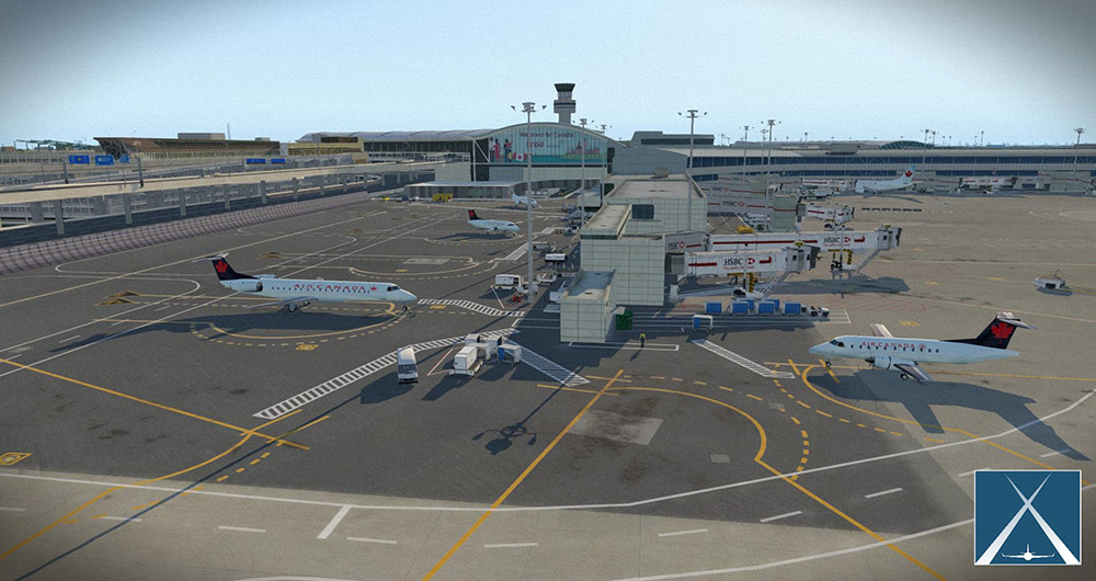 X-Plane 11 - Add-on: Globall Art - CYYZ - Toronto Pearson International Featured Screenshot #1