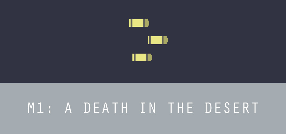M1: A Death in the Desert cover art