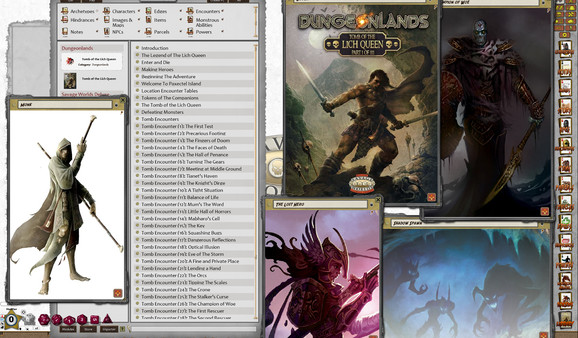 Fantasy Grounds - Dungeonlands: Tomb of the Lich Queen (Savage Worlds)