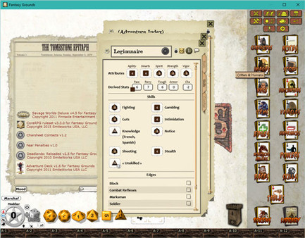 Fantasy Grounds - Deadlands Reloaded: Knights with no Armor (Savage Worlds)