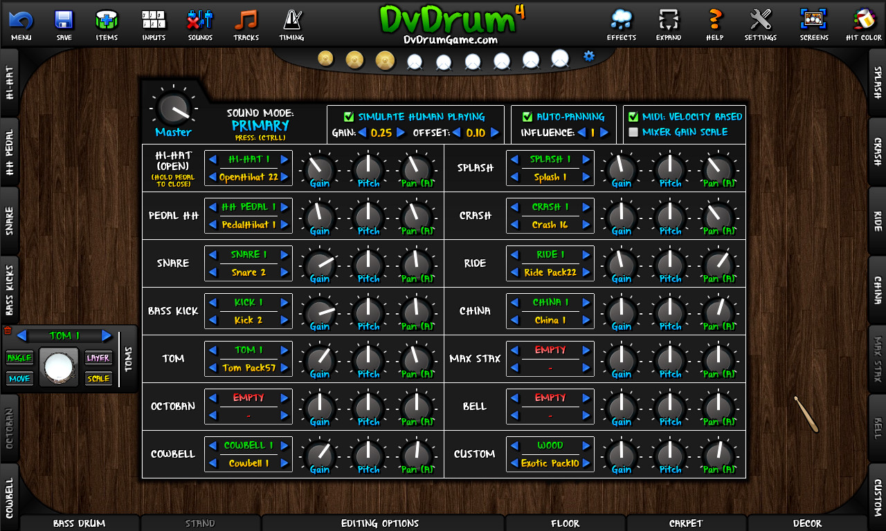 DvDrum - Tom Sound Pack Featured Screenshot #1