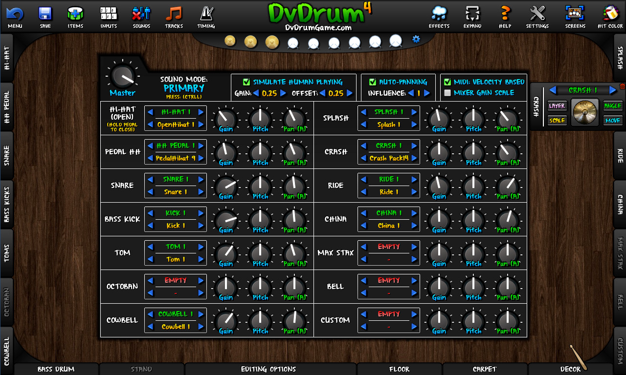 DvDrum - Crash Sound Pack Featured Screenshot #1