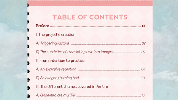 Ambre Bonus Booklet