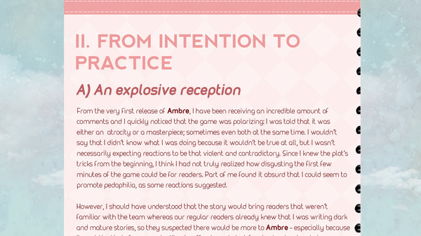 Ambre Bonus Booklet