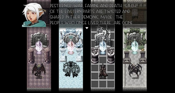 Screenshot z Dark Descent: The Blue Rose