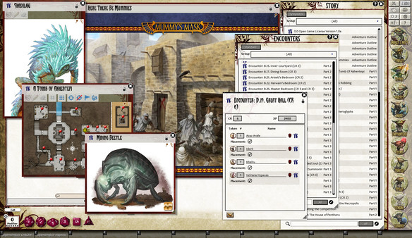 Fantasy Grounds - Pathfinder RPG - Mummy's Mask AP 1: The Half-Dead City (PFRPG)