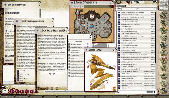 Fantasy Grounds - Pathfinder RPG - Mummy's Mask AP 1: The Half-Dead City (PFRPG)