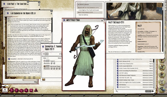 Fantasy Grounds - Pathfinder RPG - Mummy's Mask AP 1: The Half-Dead City (PFRPG)