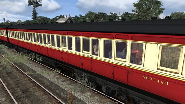 KHAiHOM.com - TS Marketplace: Caledonian Railway 65ft Grampian BR Crimson & Cream Coach Pack Add-On