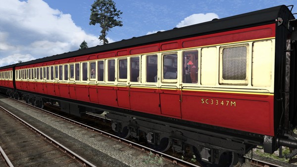 KHAiHOM.com - TS Marketplace: Caledonian Railway 65ft Grampian BR Crimson & Cream Coach Pack Add-On