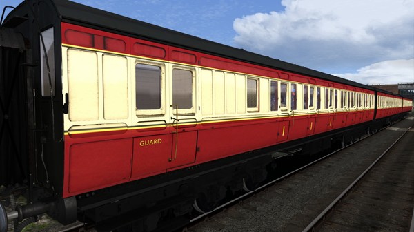 KHAiHOM.com - TS Marketplace: Caledonian Railway 65ft Grampian BR Crimson & Cream Coach Pack Add-On