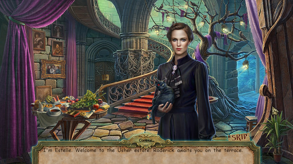 Screenshot z Dark Tales: Edgar Allan Poe's The Fall of the House of Usher Collector's Edition