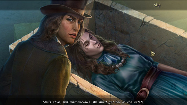 Screenshot z Dark Tales: Edgar Allan Poe's The Fall of the House of Usher Collector's Edition