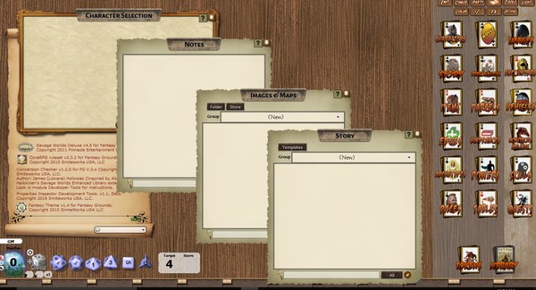 Fantasy Grounds - Fantasy Skin (Savage Worlds)