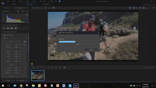 Screenshot z CyberLink ColorDirector 6 Ultra