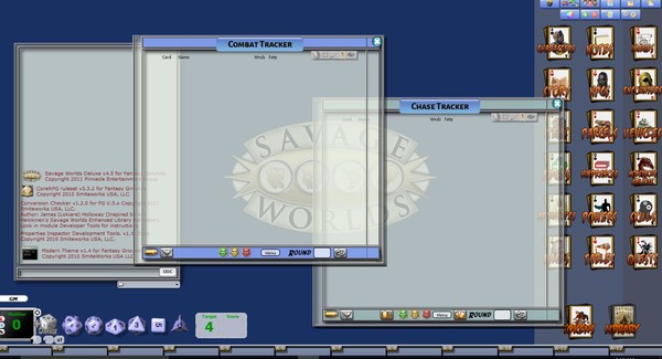 Fantasy Grounds - Modern Skin (Savage Worlds)