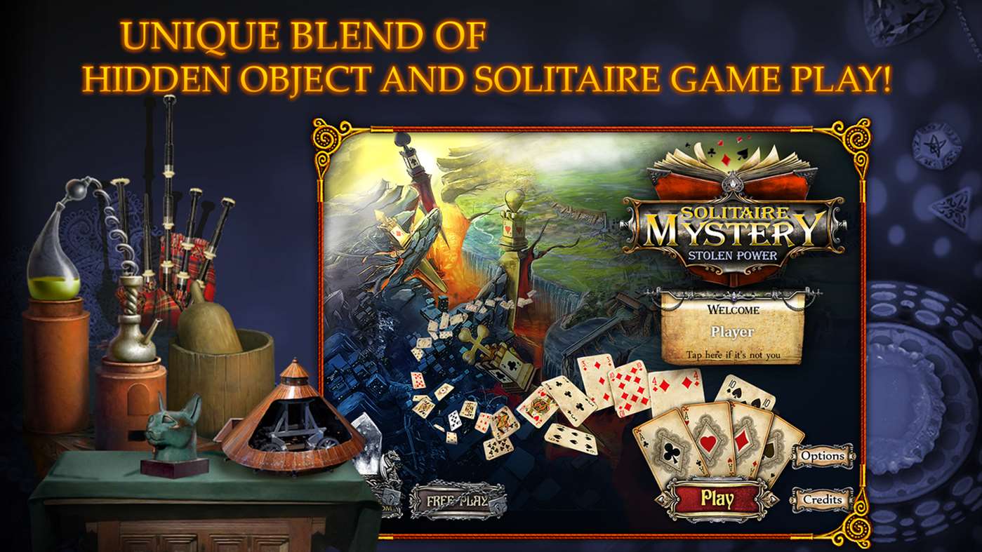 #1. Solitaire Mystery: Stolen Power (Steam) 来自: JoyBits Ltd.