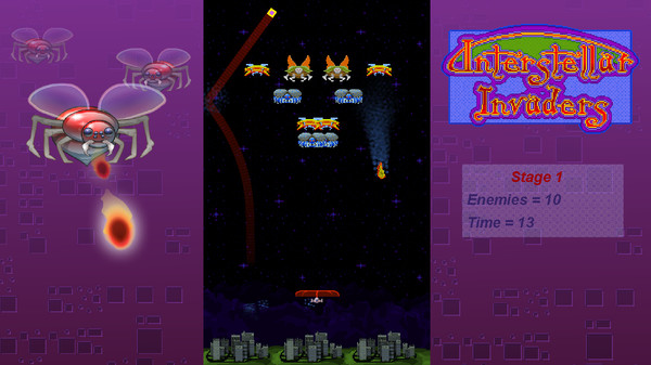 Screenshot z Interstellar Invaders
