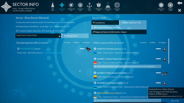 Screenshot z Helium Rain