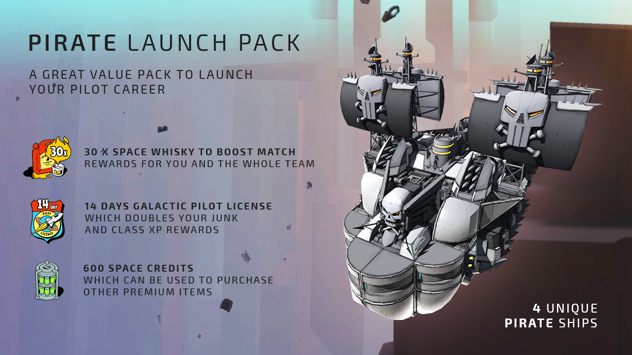 Galactic Junk League - Pirate Launch Pack Featured Screenshot #1
