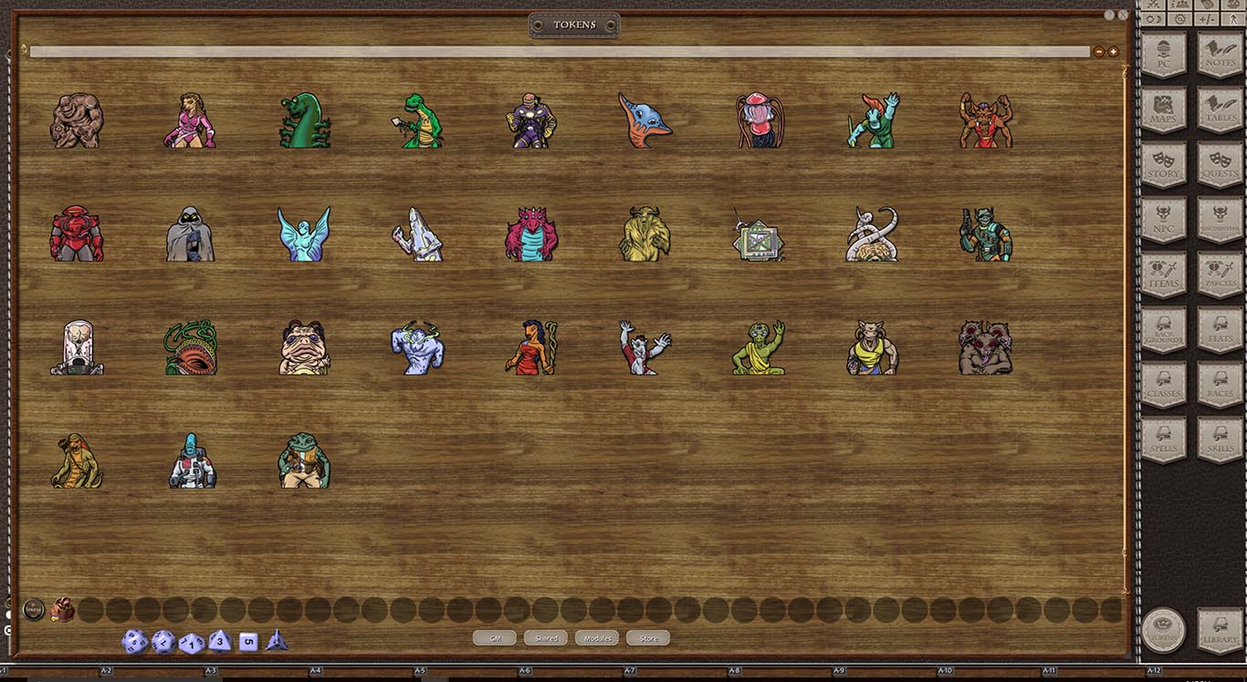 Fantasy Grounds - Disposable Heroes: Sci-Fi Aliens (Token Pack) screenshot 3