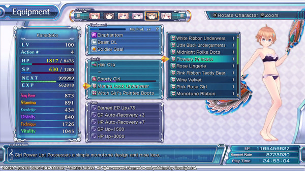 Screenshot z Omega Quintet Screenshot z Omega Quintet