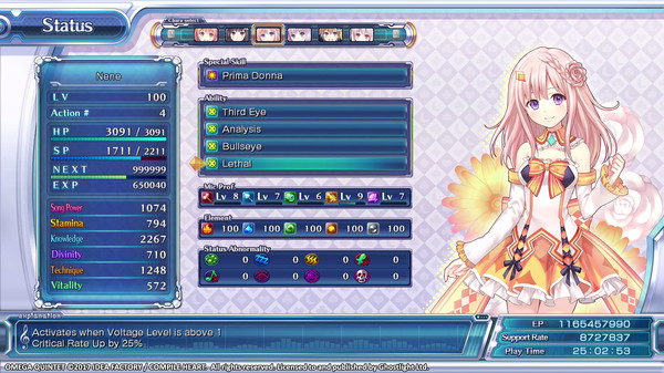 Screenshot z Omega Quintet Screenshot z Omega Quintet
