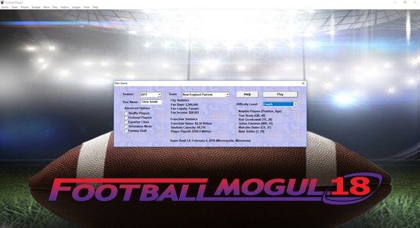 Football Mogul 18.