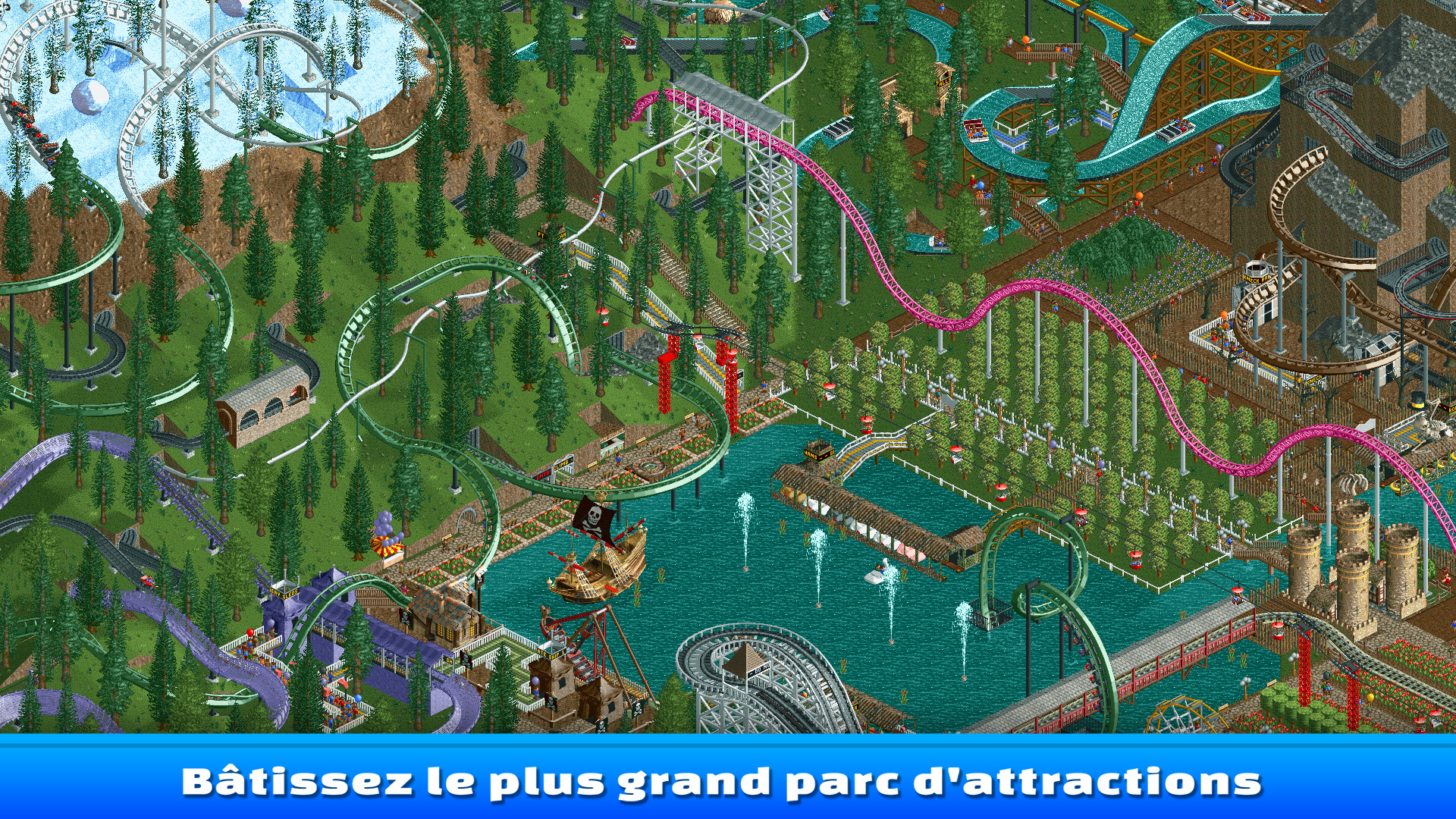 RollerCoaster Tycoon Classic : capture d'écran