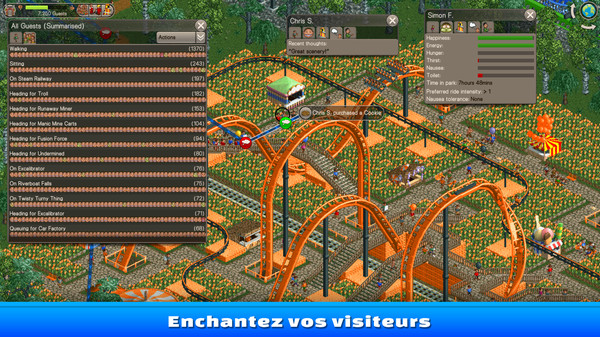 Capture d'écran 4 de RollerCoaster Tycoon® Classic