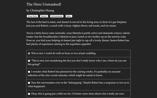 The Hero Unmasked!