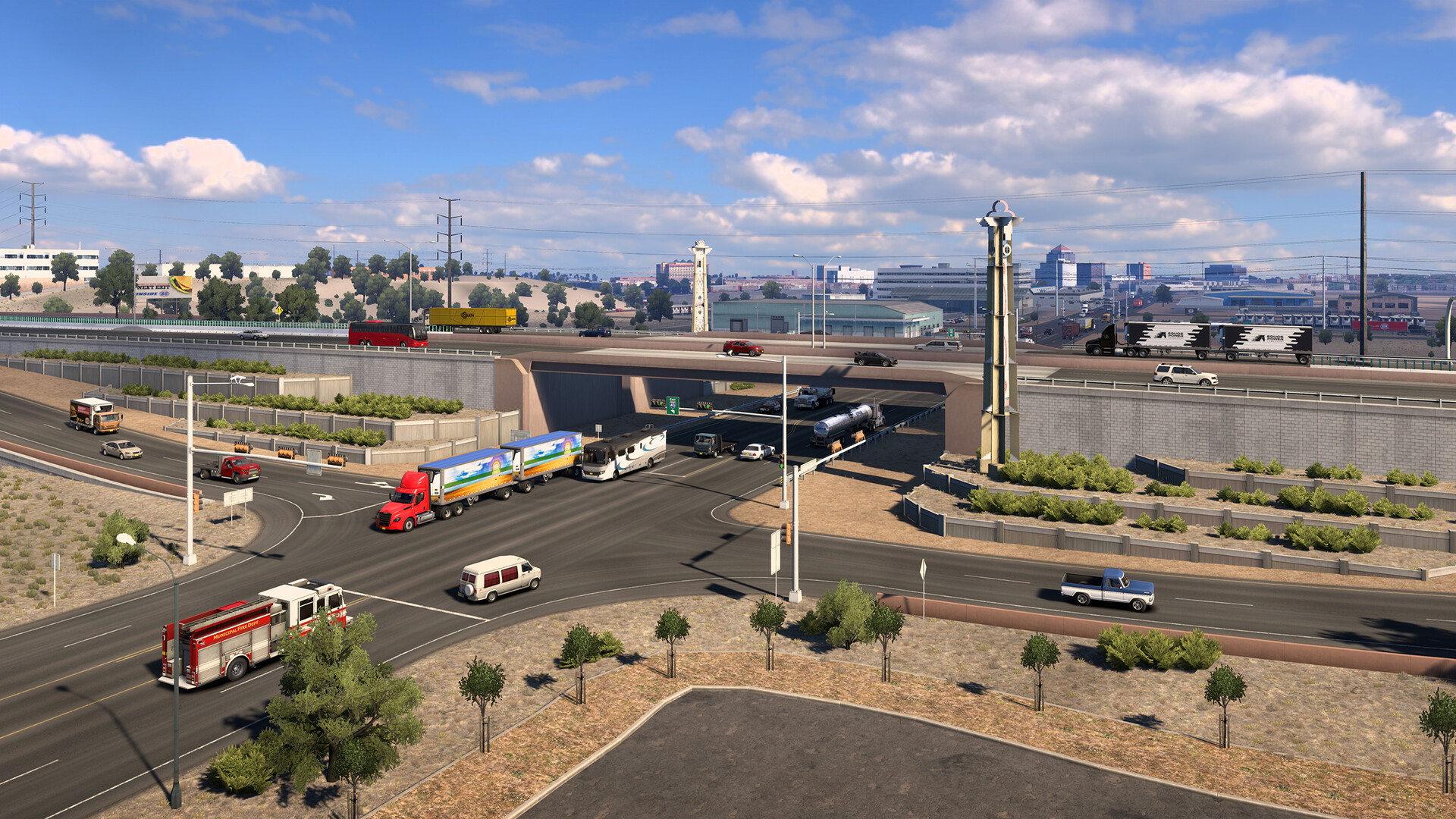American Truck Simulator - New Mexico gameplay screenshot 1
