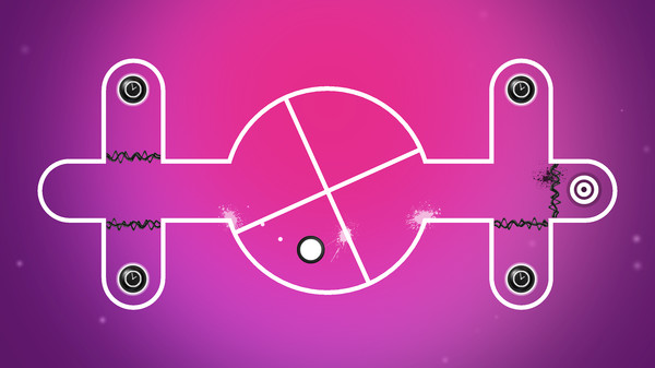 Screenshot z Spiral Splatter