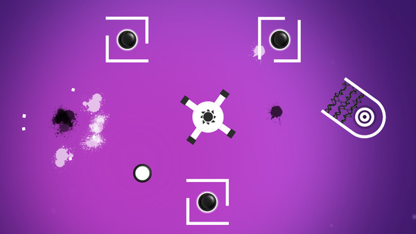 Screenshot z Spiral Splatter