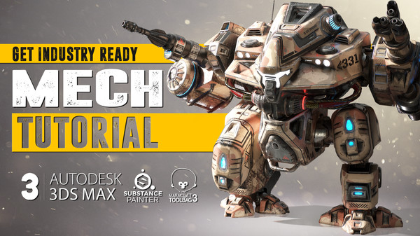 Mech Tutorial - 3Ds Max & Substance Painter screenshot 1