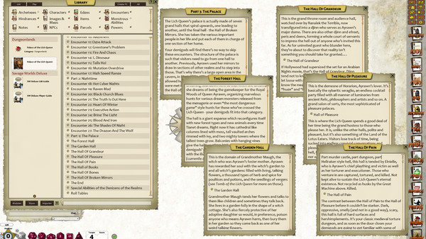 Fantasy Grounds - Dungeonlands: Palace of the Lich Queen (Savage Worlds)