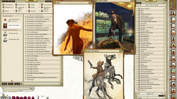 Fantasy Grounds - Dungeonlands: Palace of the Lich Queen (Savage Worlds)