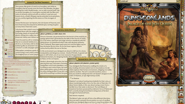 Fantasy Grounds - Dungeonlands: Palace of the Lich Queen (Savage Worlds)