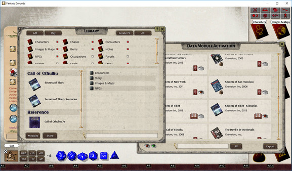 Fantasy Grounds - Secrets of Tibet (CoC7E)