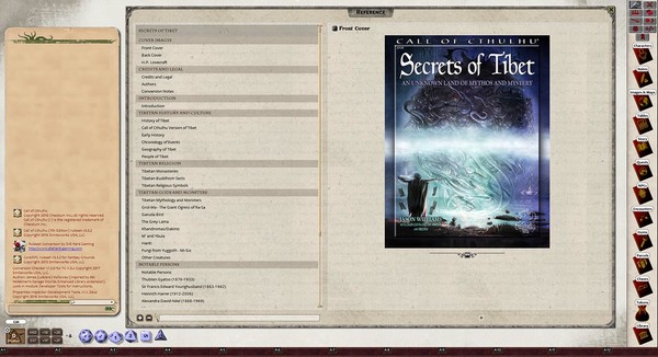 Fantasy Grounds - Secrets of Tibet (CoC7E)