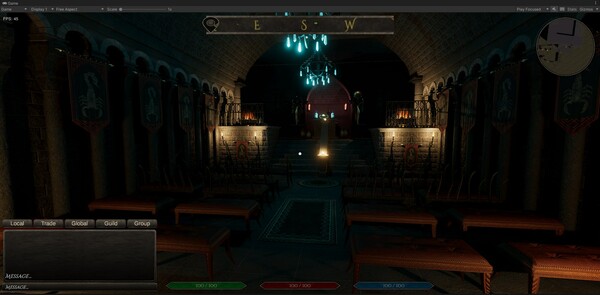 Screenshot of Realm Quest gameplay showing in-action mechanics