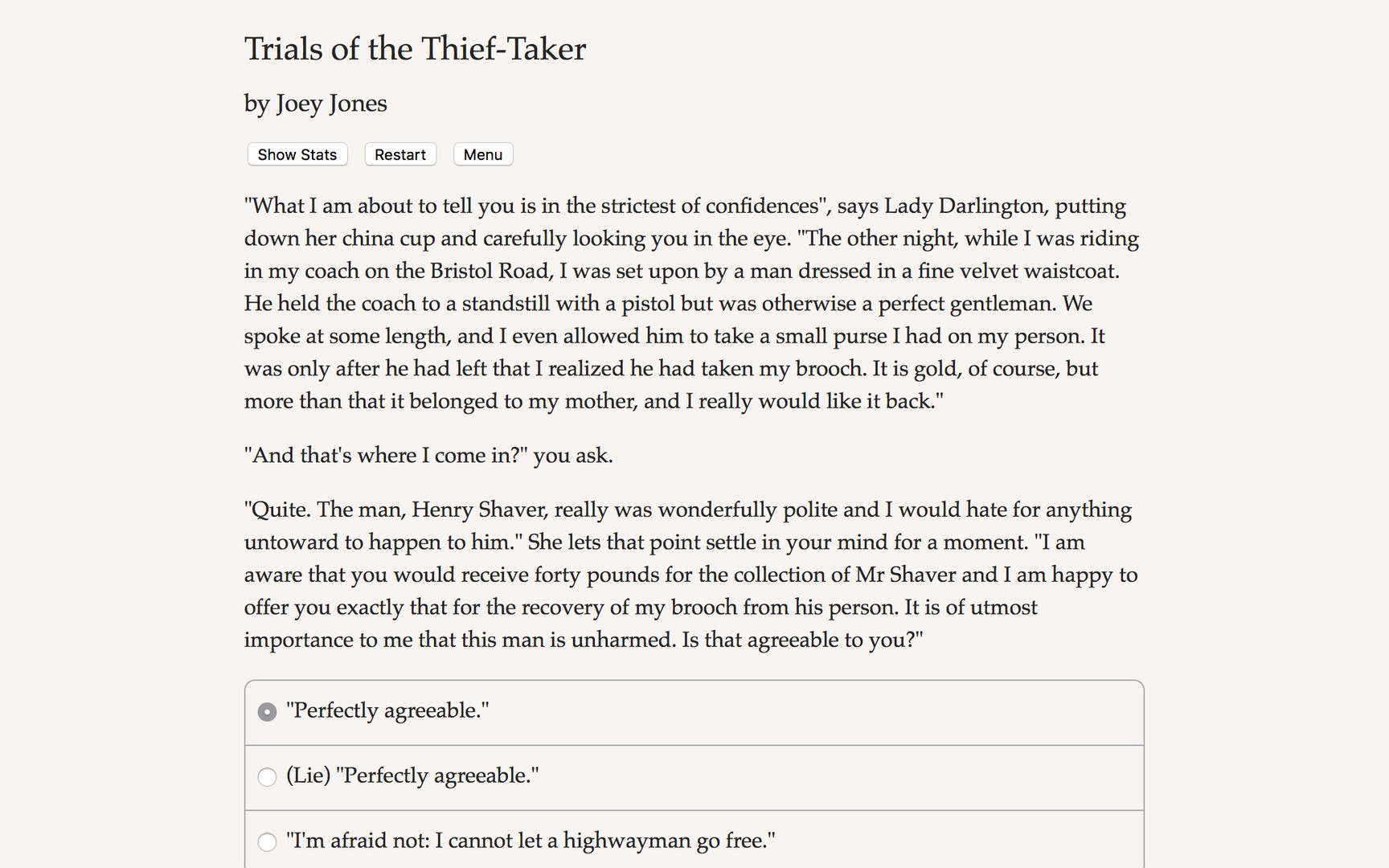 Trials of the Thief-Taker screenshot #1
