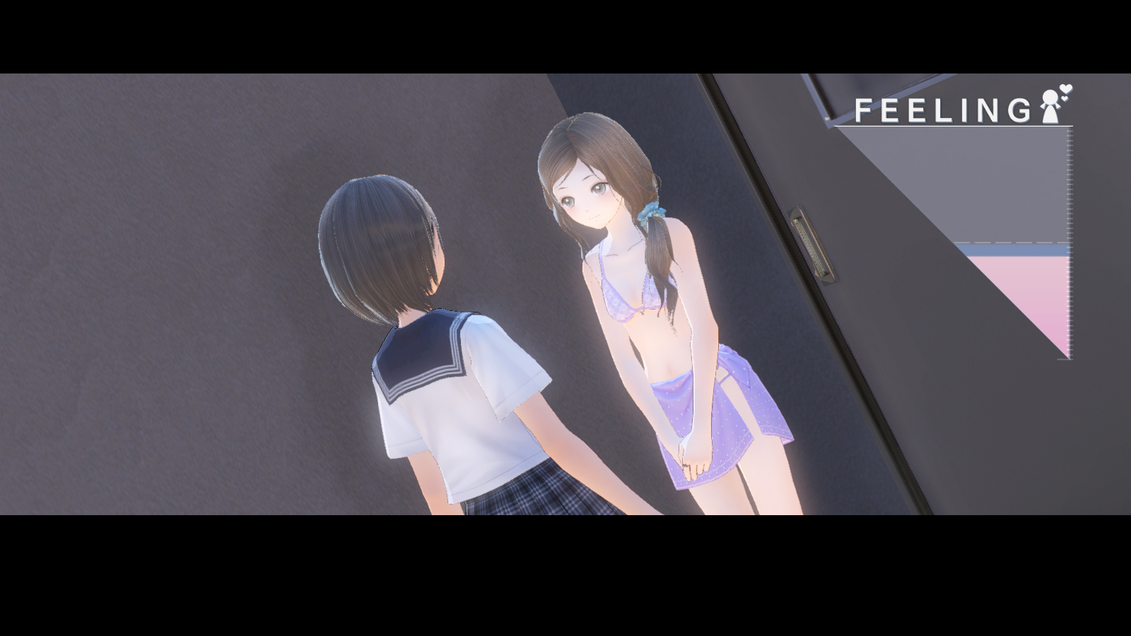 BLUE REFLECTION - Vacation Style Set C (Lime, Fumio, Chihiro) Featured Screenshot #1