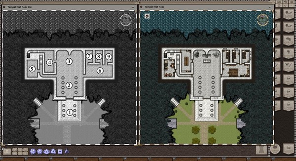 Fantasy Grounds - Island of Death (Map Pack)